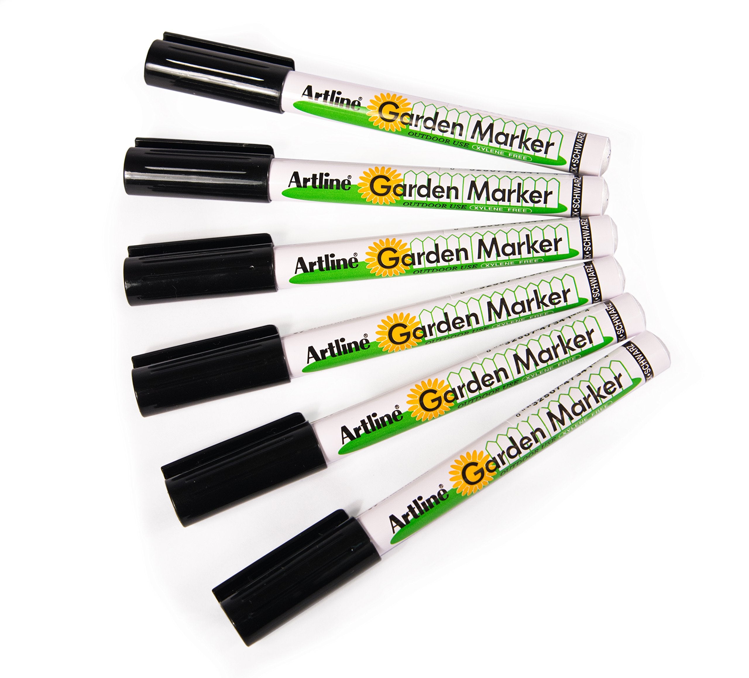 Garden Marker | Water Resistant | Quick Dry Ink Great For Outside Use (6 Markers)