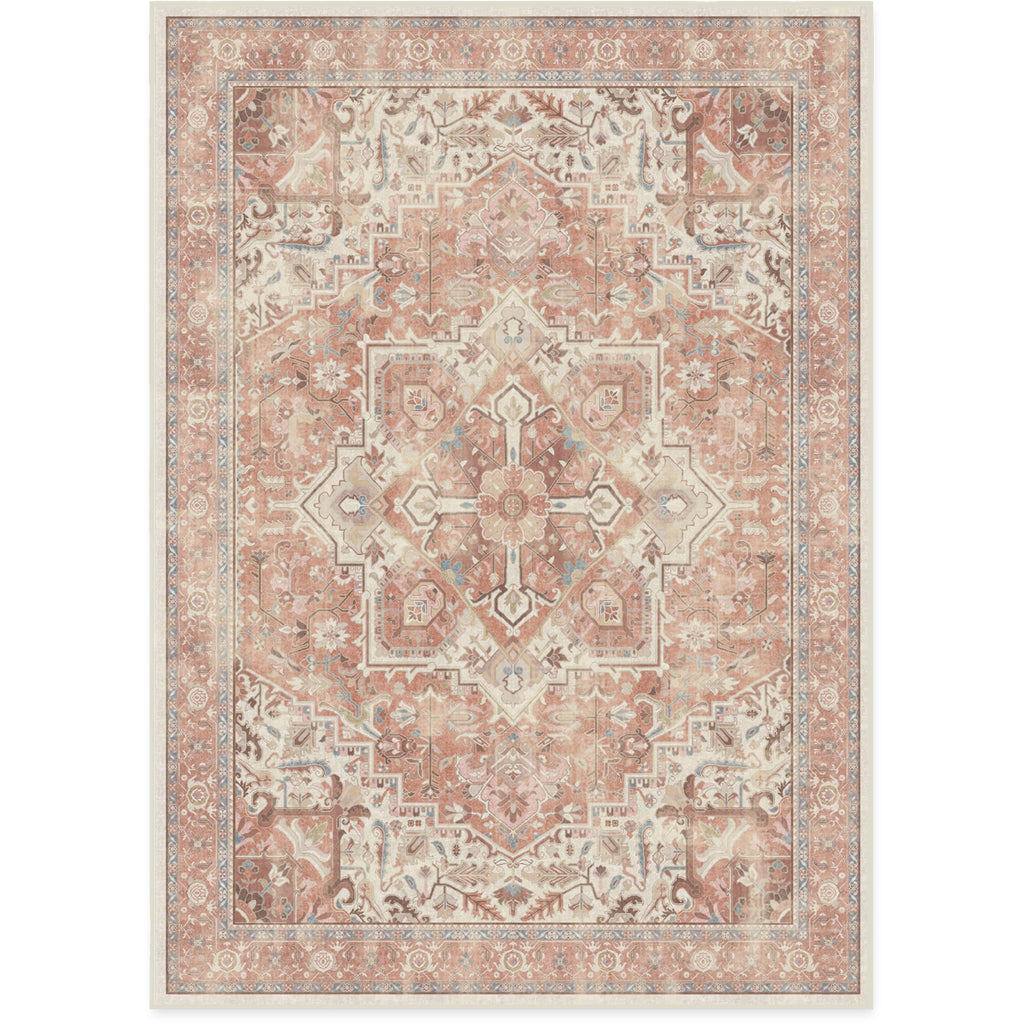 RUGGABLE Kamran Washable Rug - Perfect Washable Area Rug for Kids Room, Nursery - Stain & Water Resistant, Non-Slip, Pet & Child