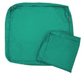Qqbed 2 Pack Outdoor Patio Chair Pillow Seat Water-Resistant Cushion Covers In Peacock Color 25'X25'X5' - Replacement Covers