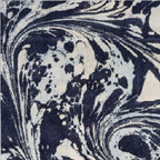 HomeRoots Decor 99' X 122' X 0.'5' Blue Polypropelene Rug