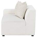 Coaster Home Furnishings Freddie Upholstered Tight Back LAF Chair Pearl