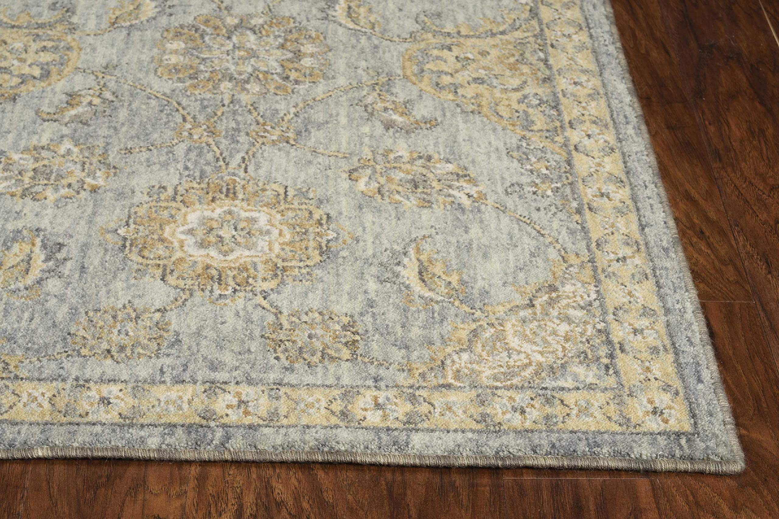 HomeRoots 2'X3' Sage Green Machine Woven Vintage Traditional Indoor Accent Rug