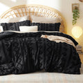 Bedsure Boho Duvet Cover Queen Size - Tufted Duvet Cover Queen Set For All Seasons, 3 Pieces Soft Shabby Chic Embroidery Boho Be