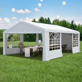 Raysfung 20 X 20Ft Party Tent Heavy Duty, Outdoor Wedding Tent With Removable Sidewalls, Event Gazebo Shelters Canopy For Party