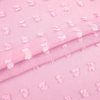Koufall Pink Back Tab Rod Pocket Pom Pom Sheer Curtains,8 Ft 52X96 Length
