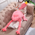 Hollowfly Large Flamingo Stuffed Animal, Giant Plush Flamingo Toy Flamingo Plush Pillow, Gift For Boys And Girls Birthday Christ