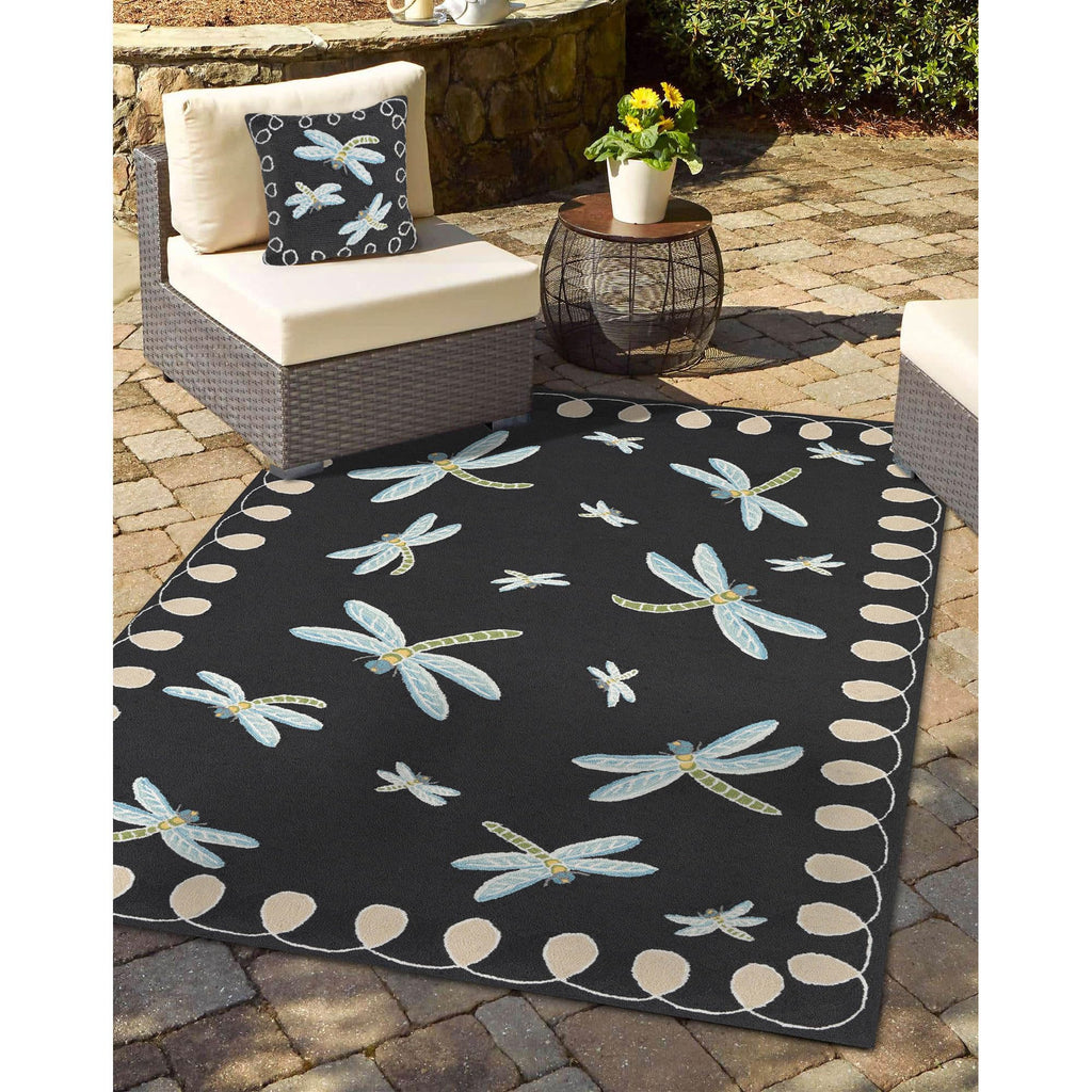 Liora Manne Frontporch Dragonfly Indoor/Outdoor Rug, 2'6 X 4