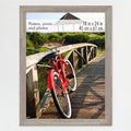 MCS Museum Poster Frame 18x24 Barnwood, Vertical & Horizontal Wall Hanging Large Picture Frame for Photos, Posters & Art Prints 