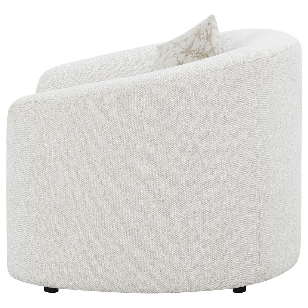 Coaster Home Furnishings Rainn Upholstered Tight Back Chair Latte