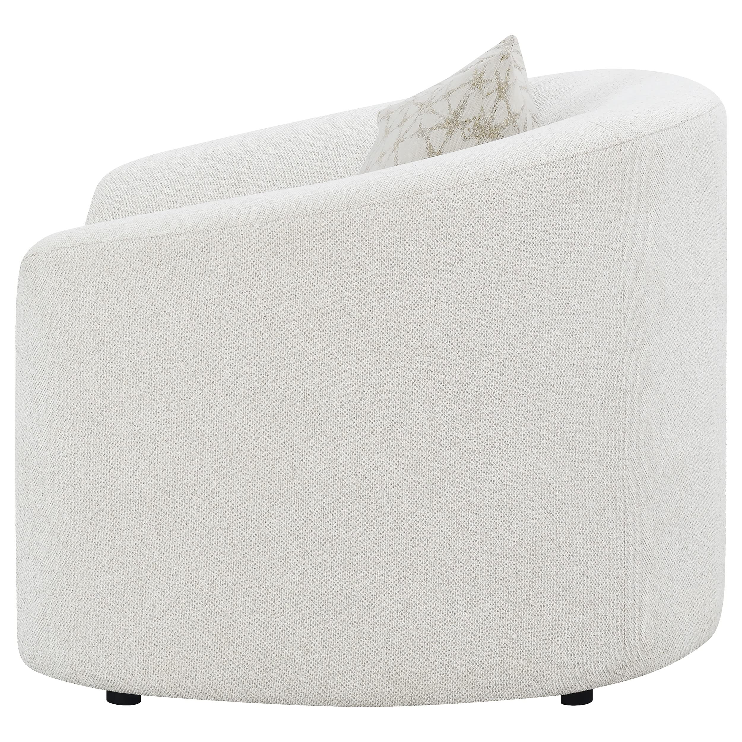 Coaster Home Furnishings Rainn Upholstered Tight Back Chair Latte