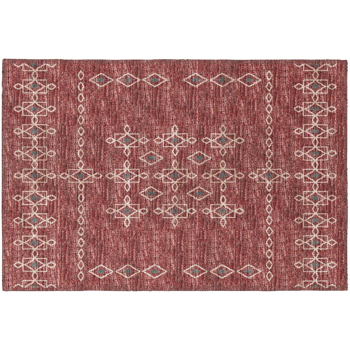 Sedona Sn3 Red Transitional Rug Rectangle 5' X 7 ' 6&quot;