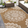 Yamaziot Waterproof Outdoor Rug 6X9 Ft, Reversible Plastic Straw Rug For Patio Clearance, Camping, Rv Mat, Large Outside Rug Car