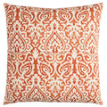 Rizzy Home | T10485 | 22"x22" Orange/Brown/Neutral Decorative Pillow | Down Fill