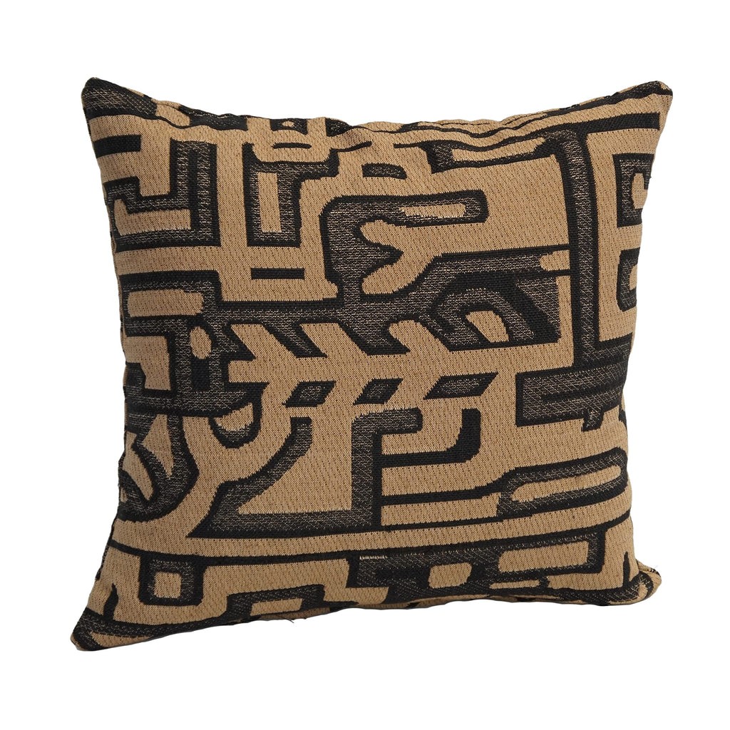 Blazing Needles Square Tapestry Throw Pillow, 17", Kilimanjaro