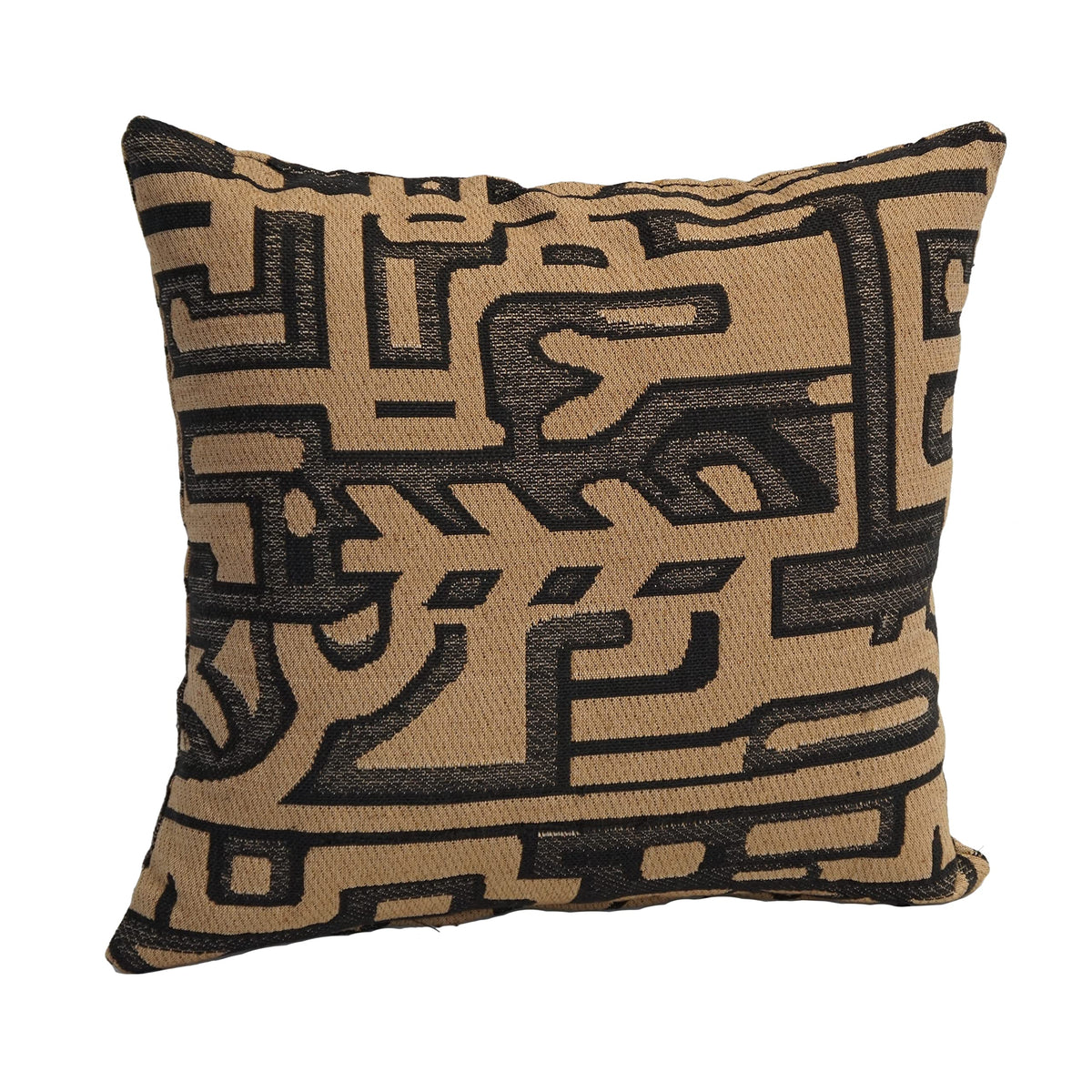 Blazing Needles Square Tapestry Throw Pillow, 17&quot;, Kilimanjaro