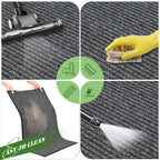 Door Mat Heavy Duty Outdoor Indoor Doormat Low Profile Front Door Mat Large 31X47 Inch Light Gray Entrance Welcome Mats Easy Cle