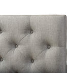 Baxton Studio Viviana Headboard, Queen, Grey