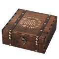 AW BRIDAL Wedding Keepsake Box with Lids Wood Memory Box Bridal Shower Gifts Wedding Engagement Gifts for Couples Mr Mrs Storage