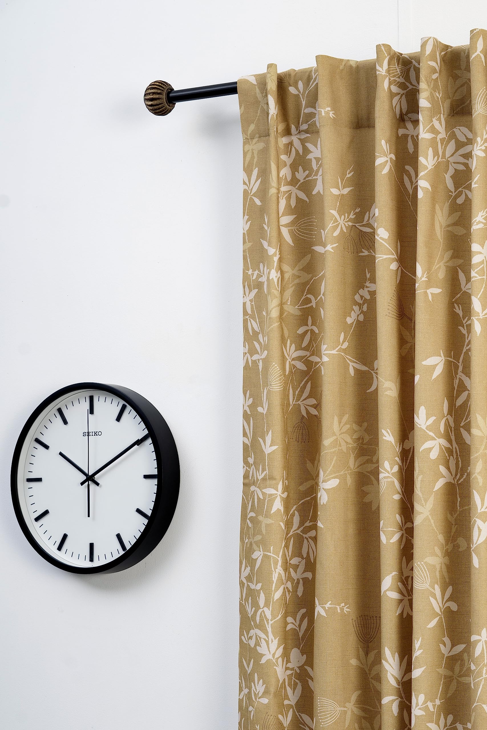 Maison D' Hermine Curtain 100% Cotton 50''X124'' Curtains 1 Panel Easy Hanging With A Rod Pocket & Loop For Kitchen, Bedrooms &