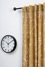 Maison D' Hermine Curtain 100% Cotton 50''X108'' Curtains 1 Panel Easy Hanging With A Rod Pocket & Loop For Kitchen, Bedrooms &