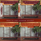 Trumiri Incense Sticks - Combo Pack Of 40 Insence-Sticks - 20 Dragons Blood + 20 Myrrh - Insenses - Insents - Incents - Inscense
