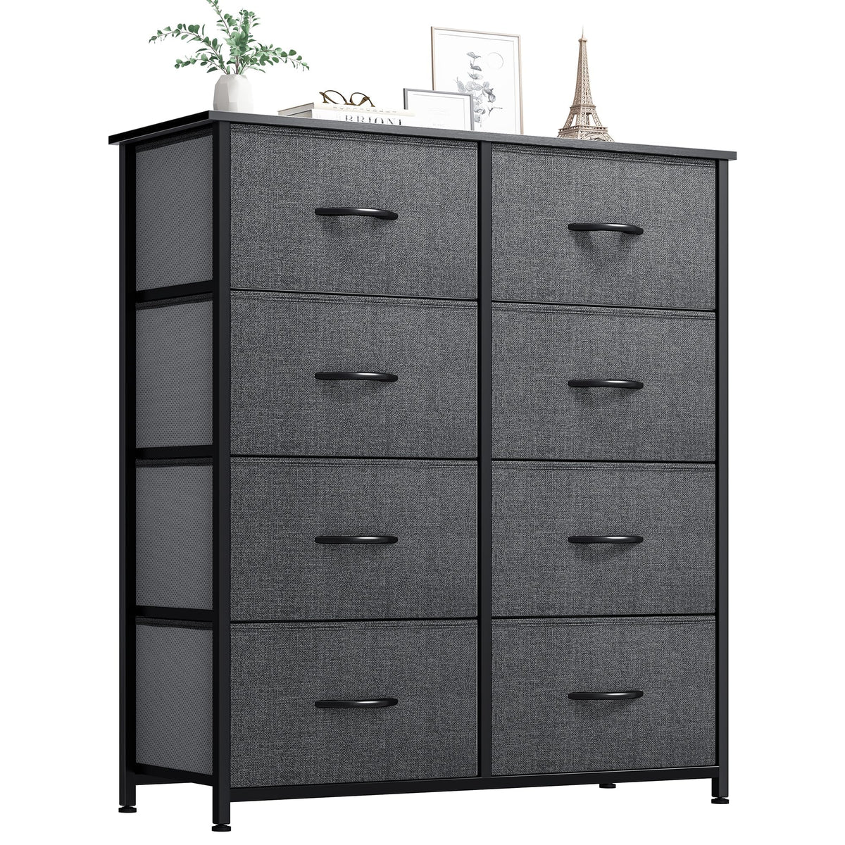 Yitahome Dresser For Bedroom, Fabric Dresser With 8 Drawers,Tall Dresser,Chest Of Drawers For Closet