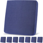 Newwiee 8 Patio Stretch Sofa Cushion Covers Outdoor Cushion Covers Replacement Couch Slipcovers Sofa Seat Cover Soft Chair Cover