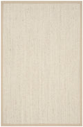 SAFAVIEH Natural Fiber Collection Accent Rug - 26 x 4, Marble & Linen, Border Sisal Design, Easy Care, Ideal for High Traffic 