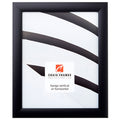 Craig Frames 1WB3BK 7 by 35-Inch Custom Frame, Smooth Finish, 1-Inch Wide, Matte Black