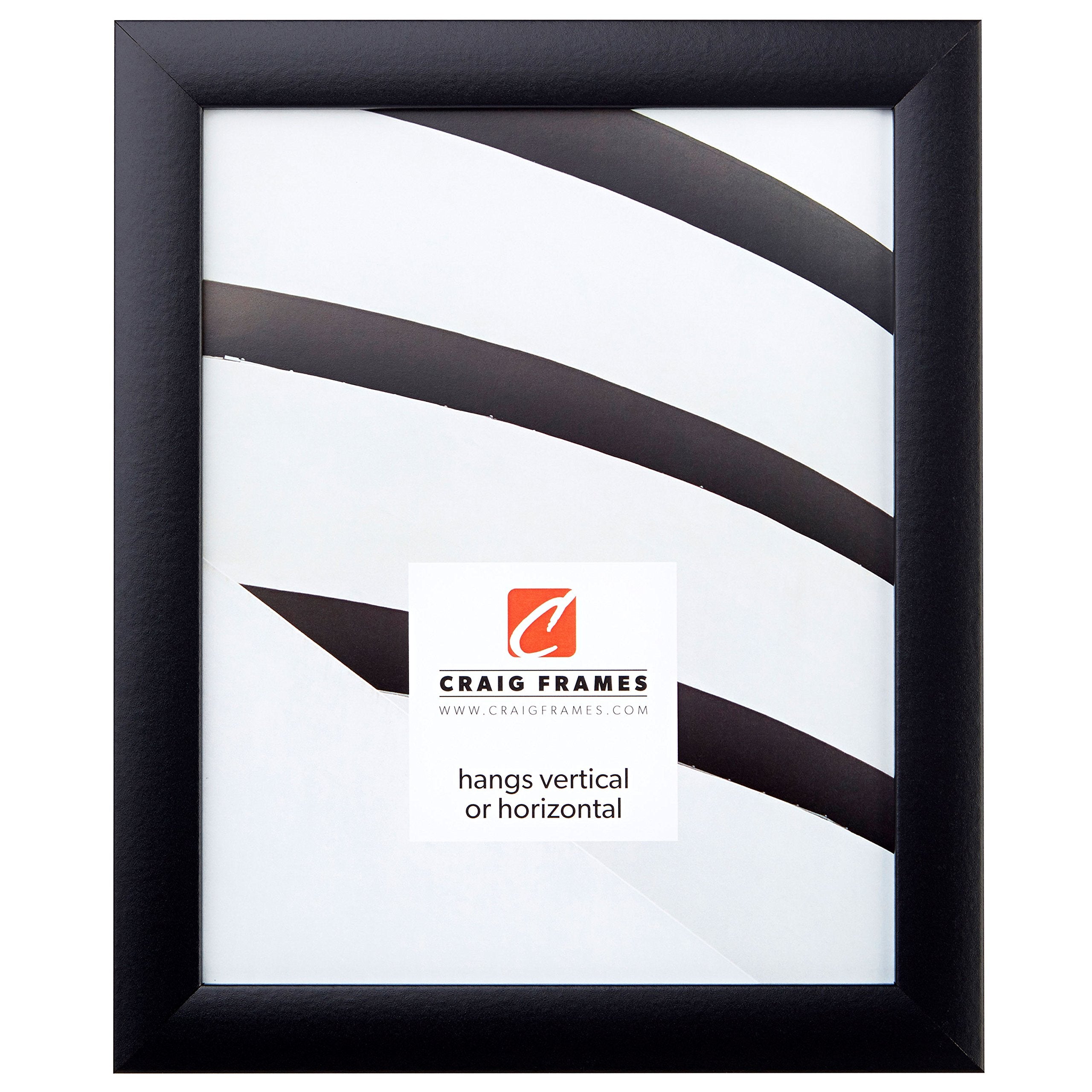 Craig Frames 1WB3BK 6 by 16-Inch Picture Frame, Smooth Finish, 1-Inch Wide, Black