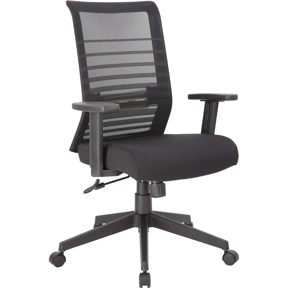 Lorell Horizontal Mesh Back Task Chair, Black