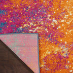 Nourison Passion Sunburst 2'2'' X 7'6'' Area--Rug, Modern, Abstract, Easy--Cleaning, Non Shedding, Bed Room, Living Room, Dining