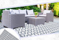 Balajeesusa Outdoor Rugs, 9 By 18 Feet, Grey, Reversible Recycled Plastic Straw Outdoor Patio Rugs Clearance Waterproof Large Rv