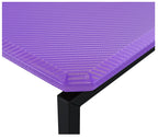 Lilola Home GT 3 Piece Violet Carbon Fiber Wrap Coffee Table and End Table Set
