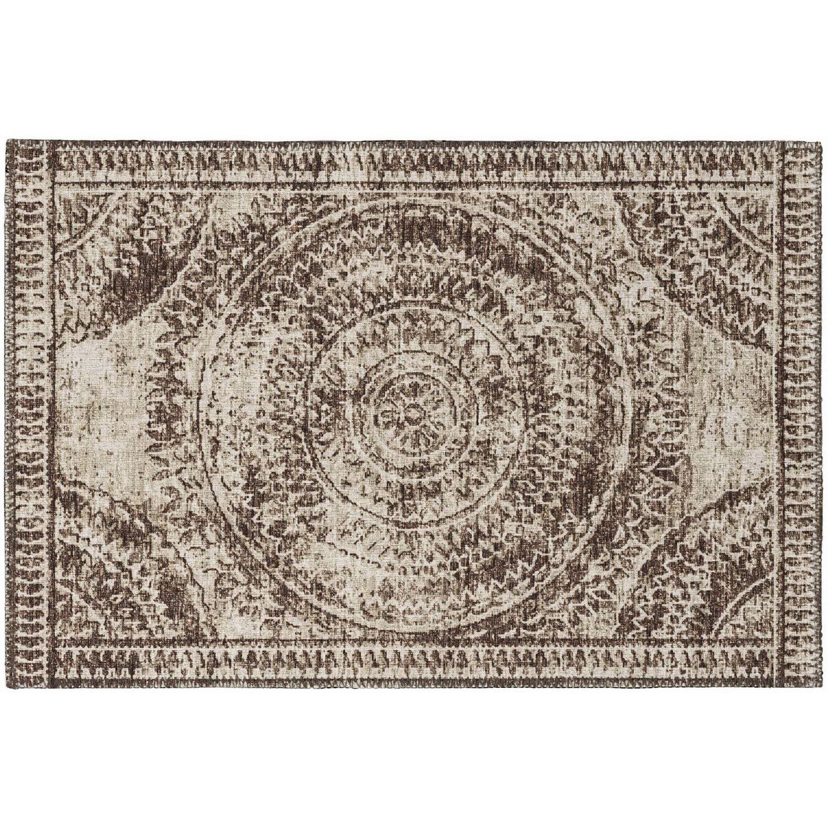 Sedona Sn7 Brown Transitional Rug Rectangle 3' X 5'