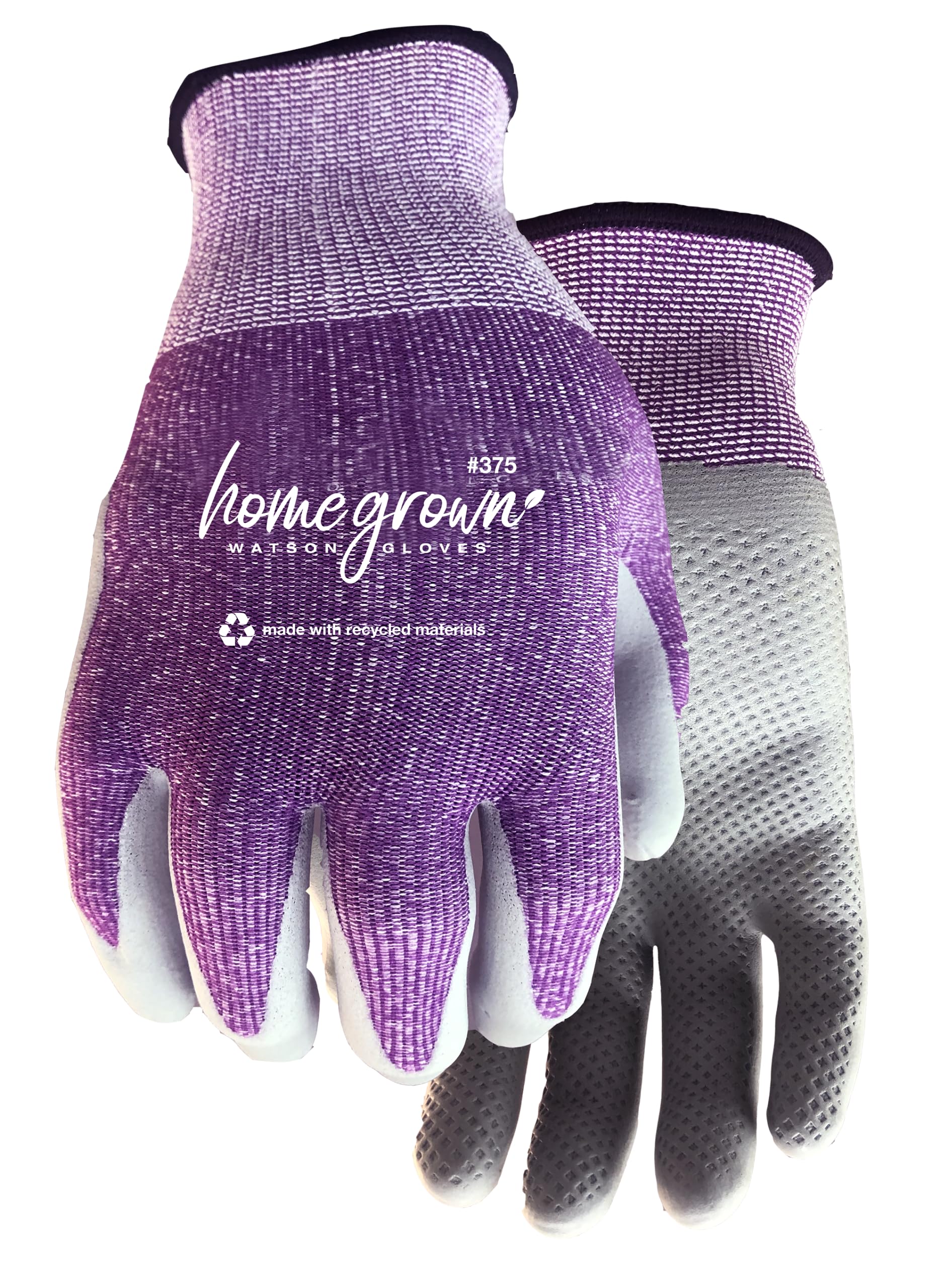 Watson Gloves Karma Sustainable Garden Glove - Ergonomically Formed, Made Of Recycled Products, Wastenot Yarn
