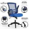 Flash Furniture Task Office Chair, Set of 1, Blue Mesh