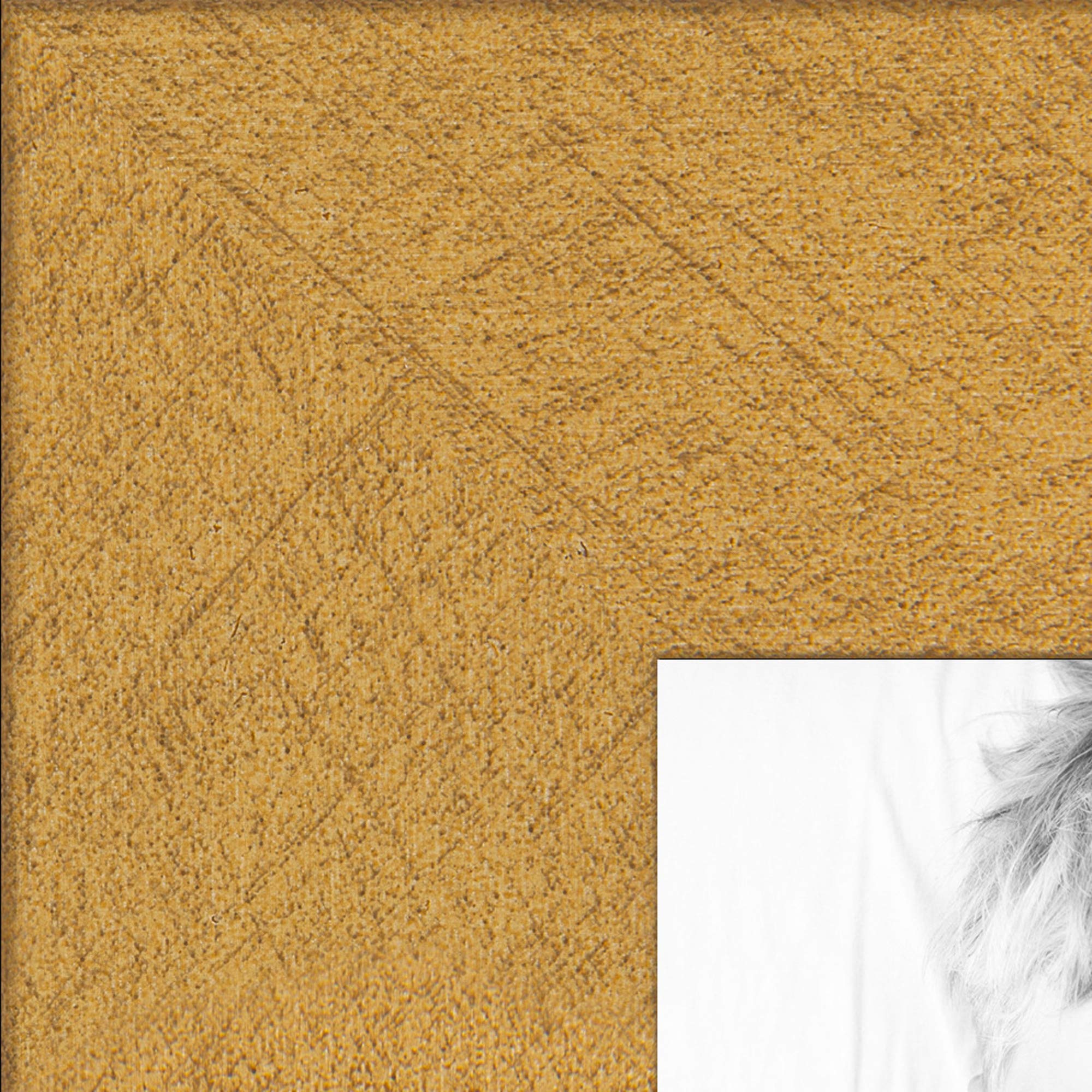 ArtToFrames 17x38 Inch Gold Picture Frame, This 1.25 Inch Custom MDF Poster Frame is Classic Gold, Great for Your Art or Photos 