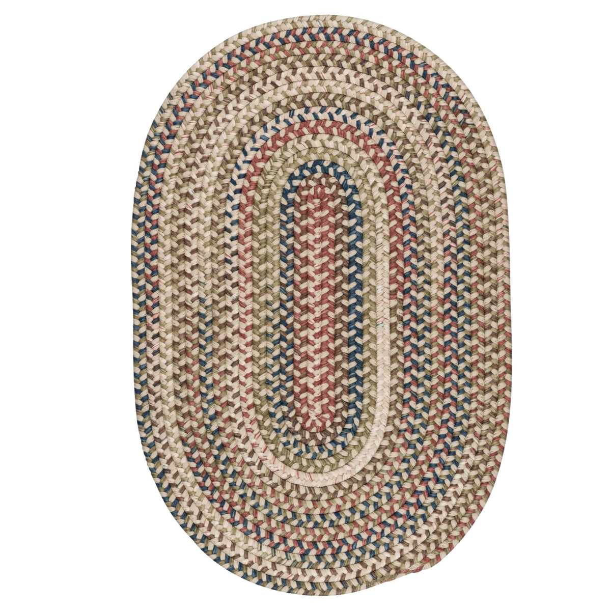 Cedar Cove Polypropylene Braided Round Rug, 6-Feet, Natural