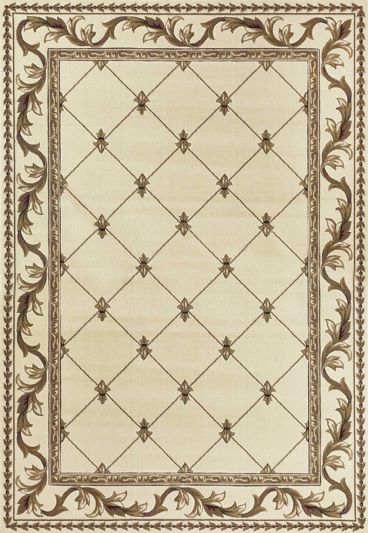 HomeRoots Decor 7'7-inch x 10'10-inch Polypropylene Ivory Area Rug