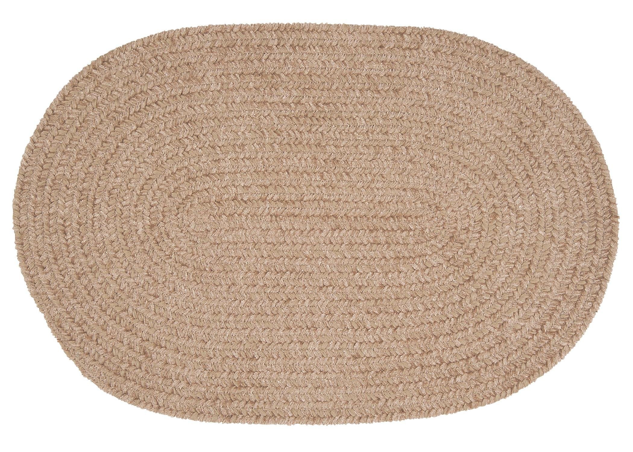Colonial Mills Barefoot Chenilled Bath Rug, 27 X 46, Sand