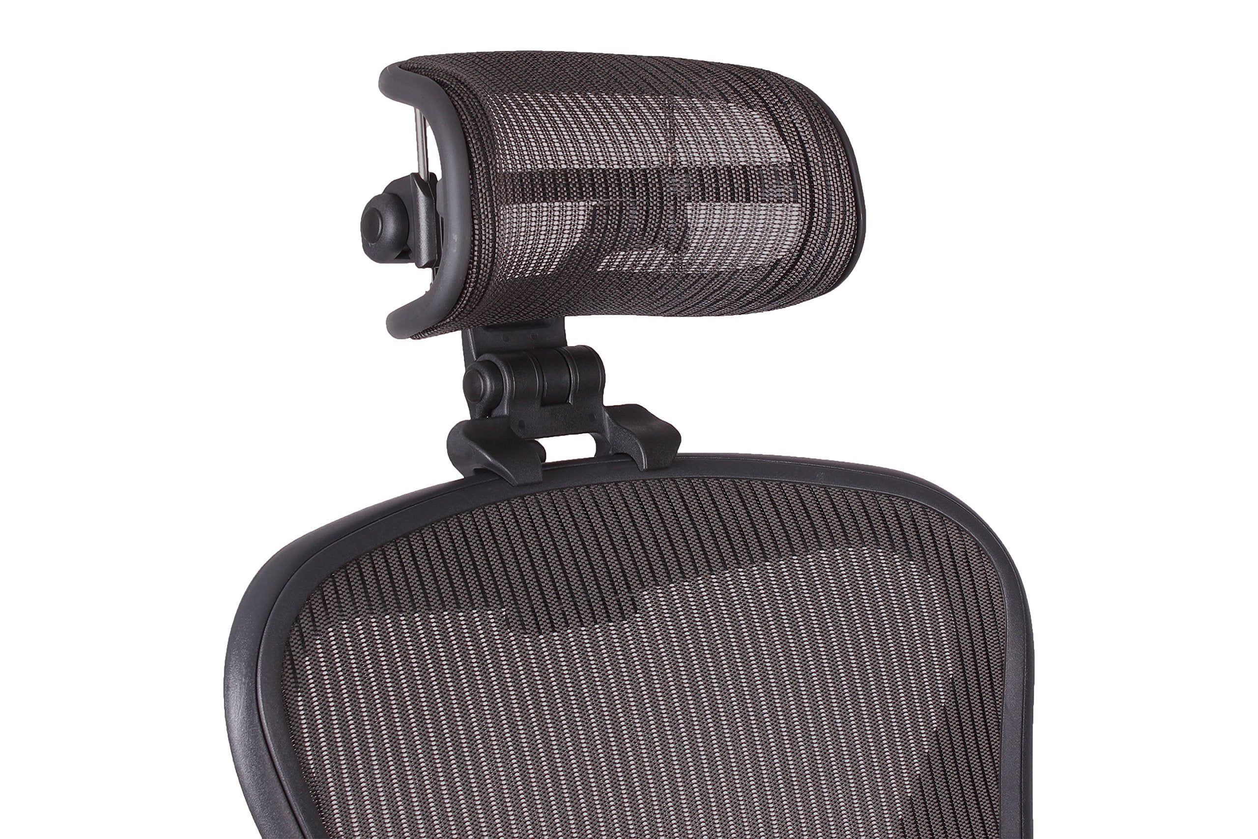 The Original Headrest for The Herman Miller Aeron Chair H3 Lead | Colors and Mesh Match Classic Aeron Chair 2016 and Earlier Mod