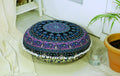 Popular Handicrafts Floor Pillow Cushion Cover - Hippie Mandala Cushion Cover Large With Pom Poms Soft Particles - Pouf Cover Ro