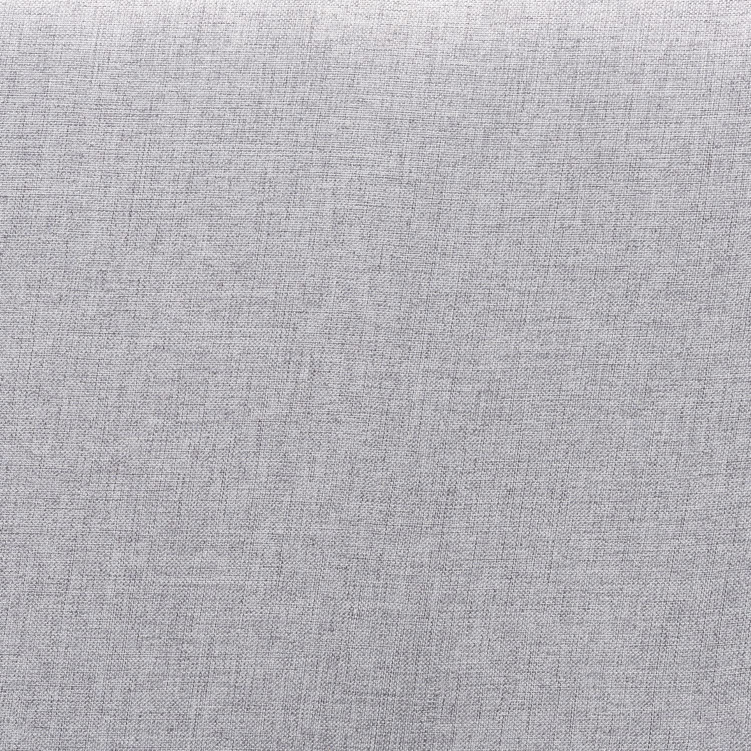 Baxton Studio Abner Modern and Contemporary Transitional Light Grey Fabric Upholstered and Walnut Brown Finished Wood Twin Size Headboard