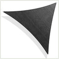 ColourTree TAPT20 Custom Size Order to Make 9  x 10  x 13.5  Black Right Triangle Sun Shade Sail Canopy Mesh Fabric UV Block 