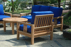 Anderson Teak SET-255 - No Cushion South Bay Deep Seating Collection