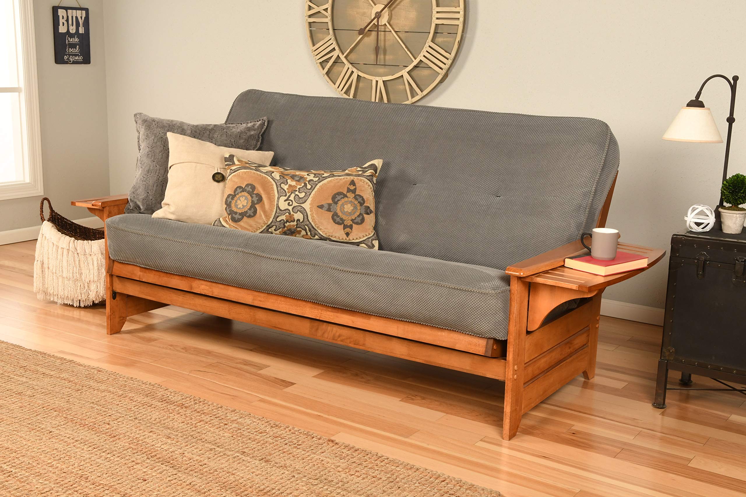 Kodiak Furniture Phoenix Futon Set Full Marmont Thunder