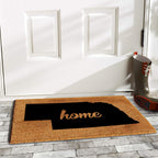 Calloway Mills 105312436 Nebraska Doormat, 24' X 36', Natural/Black