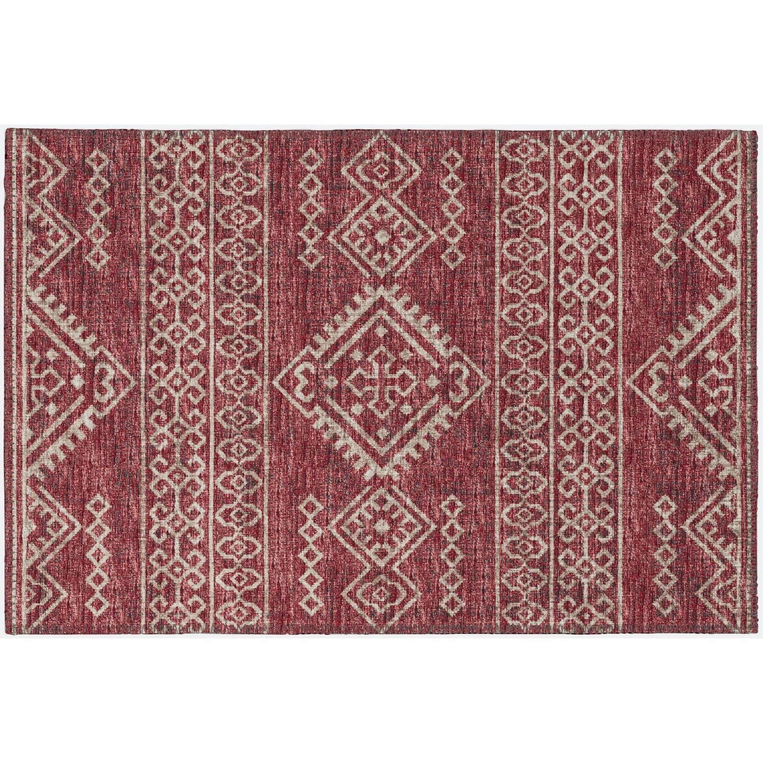 Sedona Sn14 Red Transitional Rug Rectangle 8' X 10'