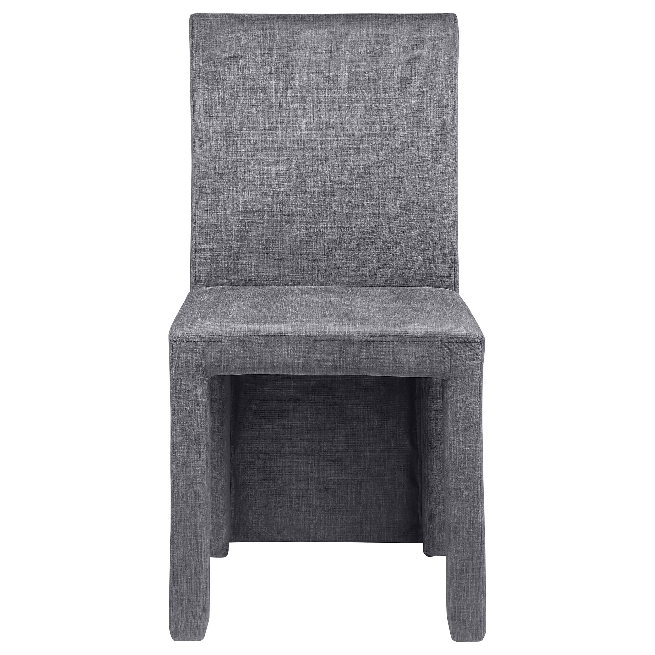 Coaster Home Furnishings Tordera Velvet Upholstered Dining Side Chair Grey (Set of 2)
